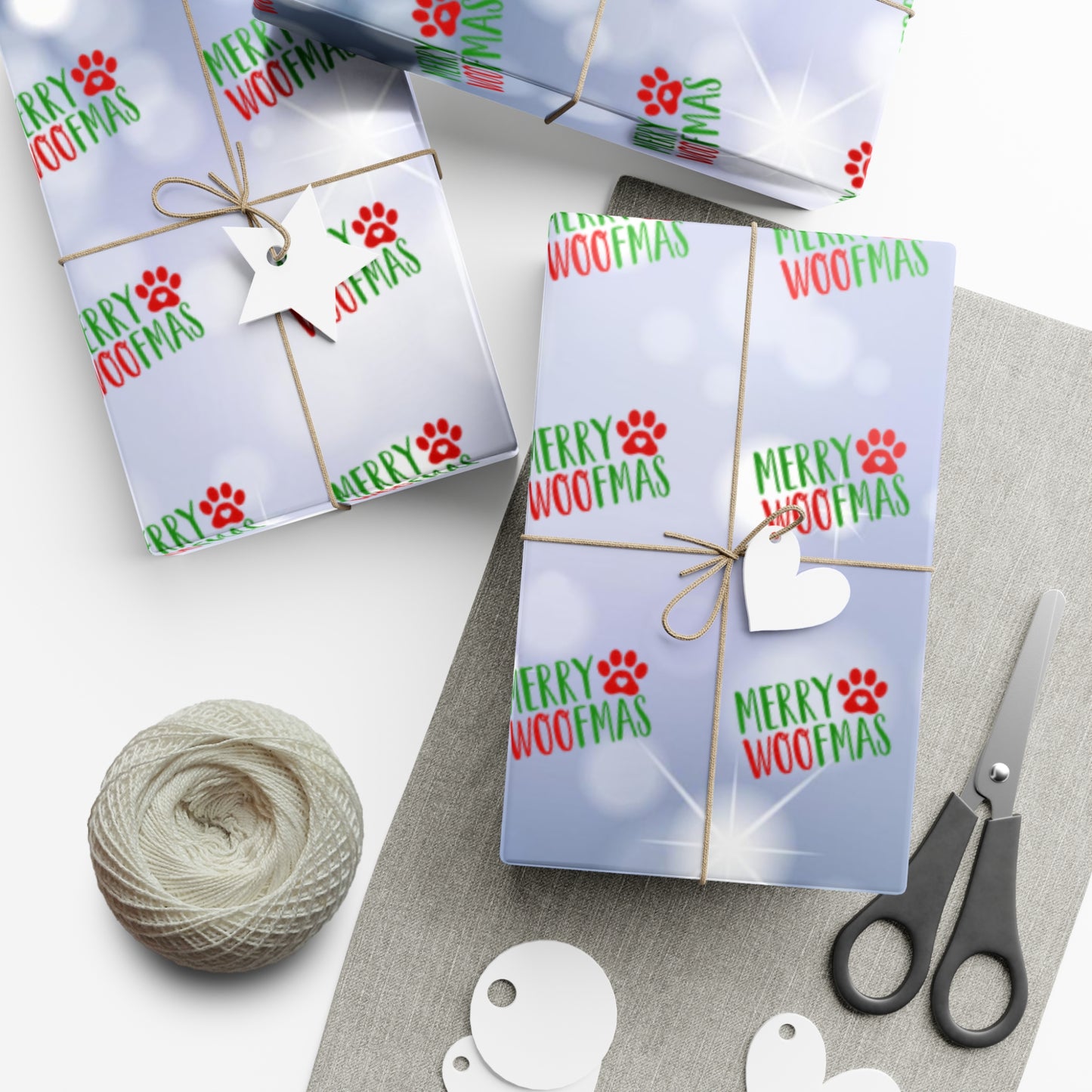 MERRY WOOFMAS Gift Wrap Papers