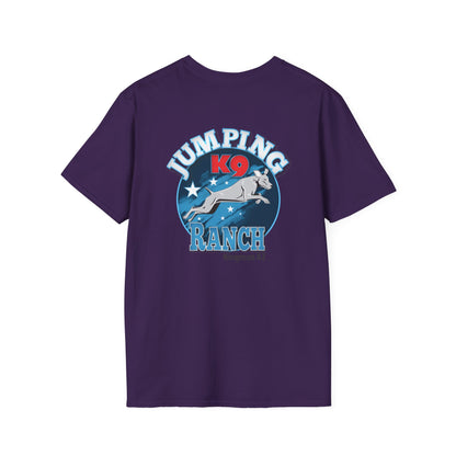 Jumping K9 Ranch  Unisex Softstyle T-Shirt