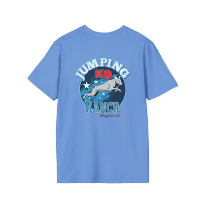 Jumping K9 Ranch  Unisex Softstyle T-Shirt