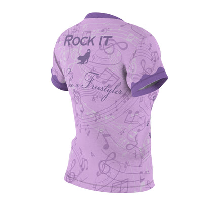 2  Purple Rally-FrEe Musical Green LADIES Jersey