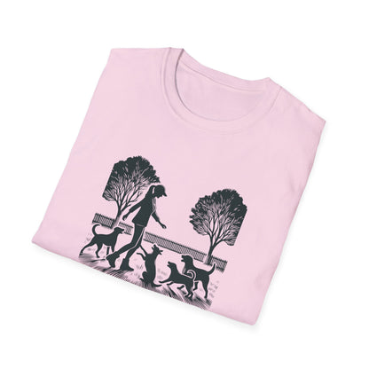 3 No Dogs Left Behind - Unisex Softstyle T-Shirt