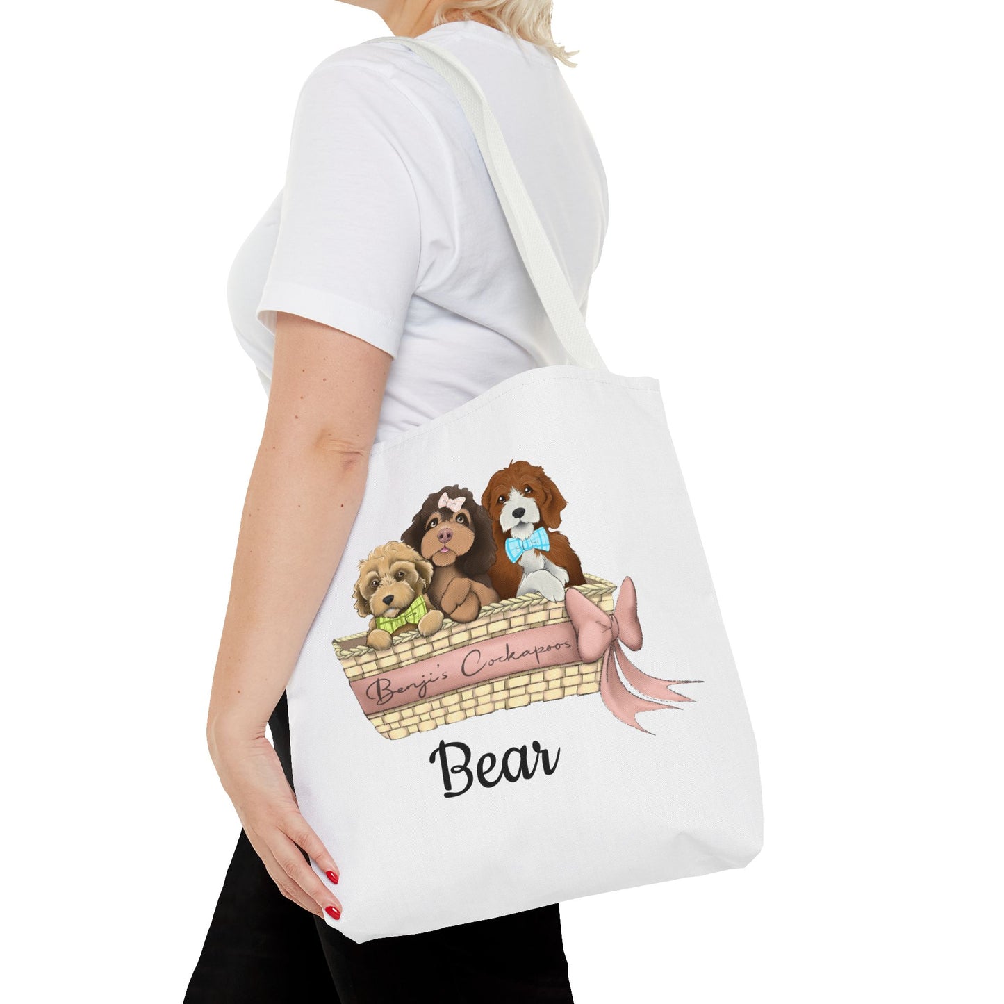 Bear  Benjis Cockapoos Tote Bag