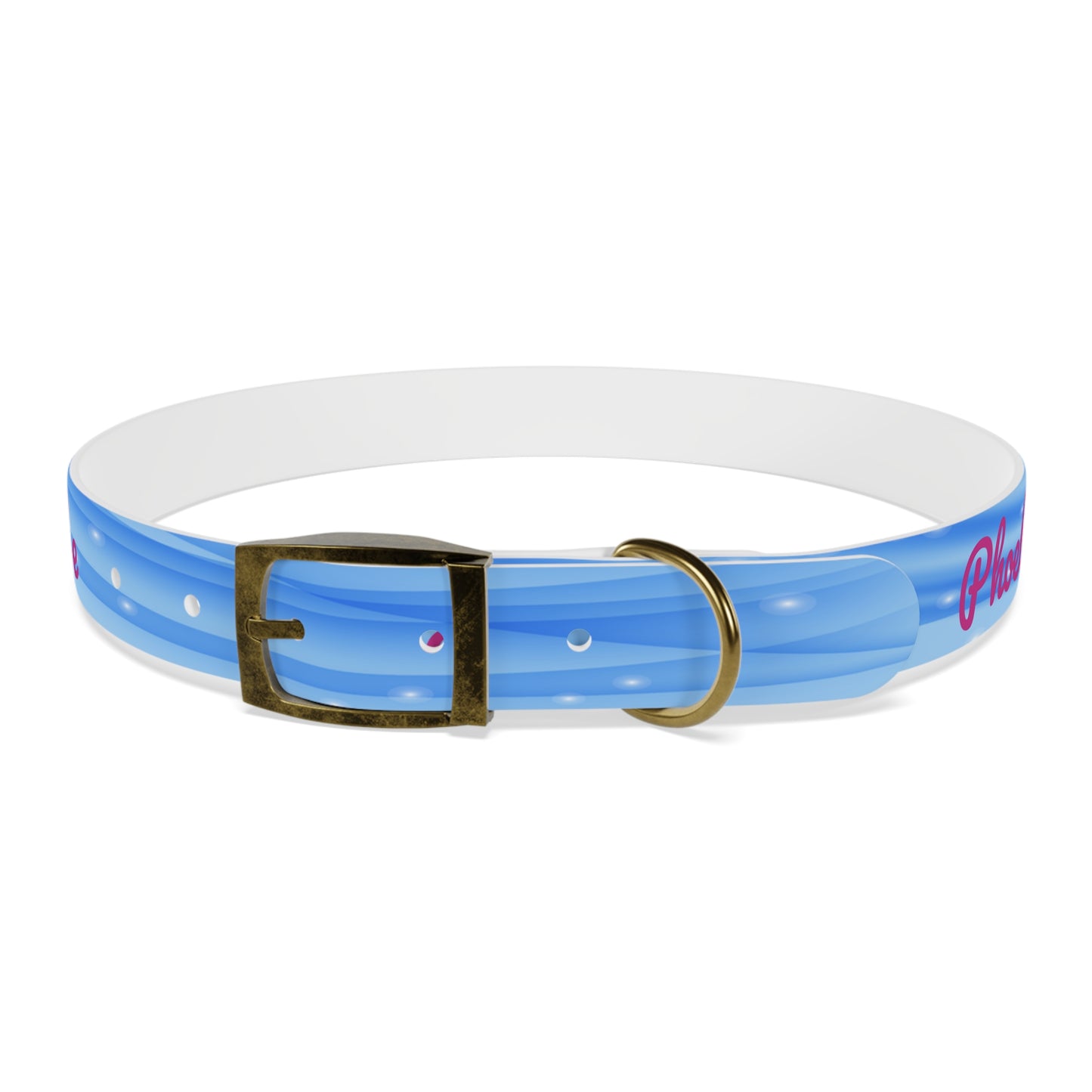 SOFT WAVES - Blue - Phoebe - Dog Collar