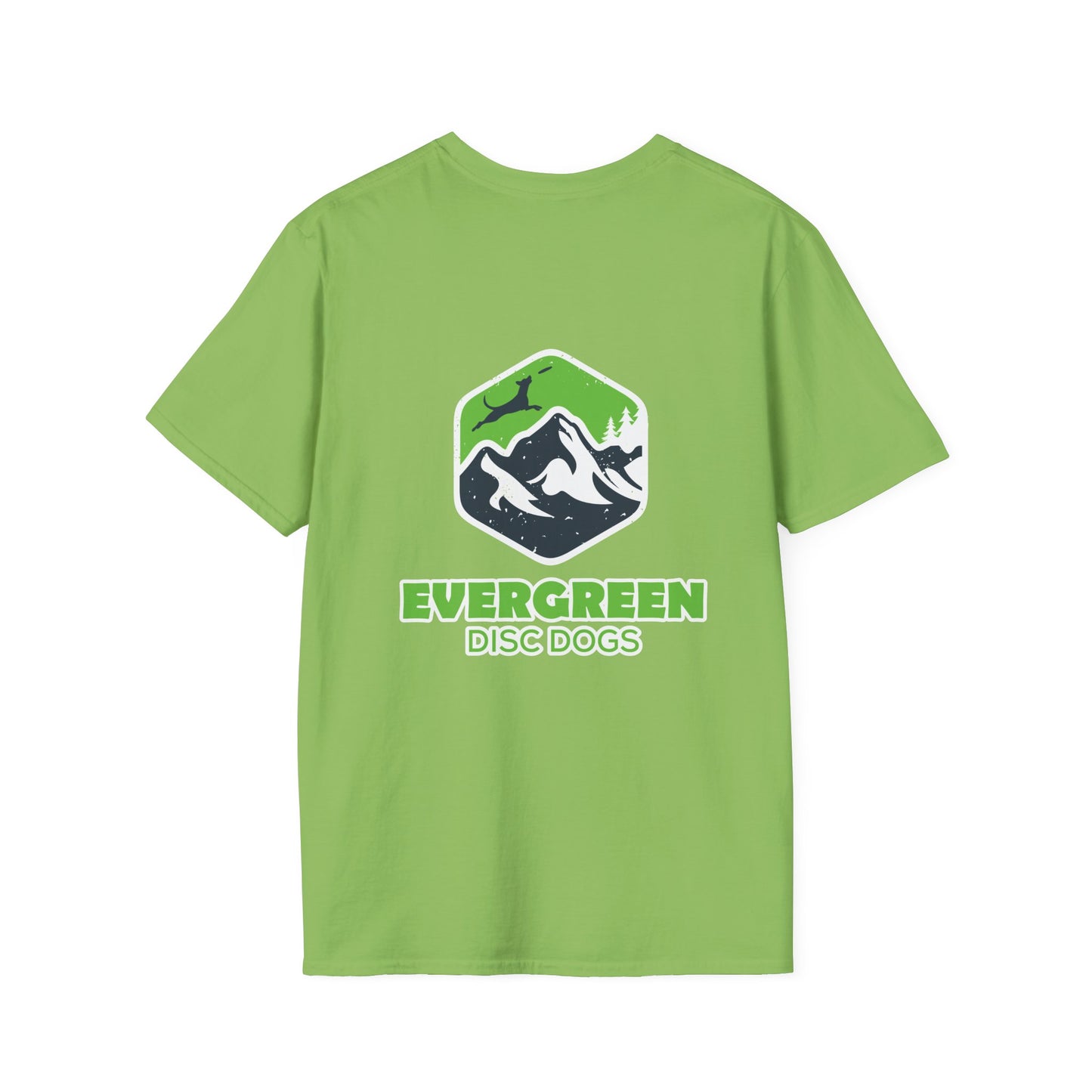 EVERGREEN DISC DOGS Unisex Softstyle T-Shirt