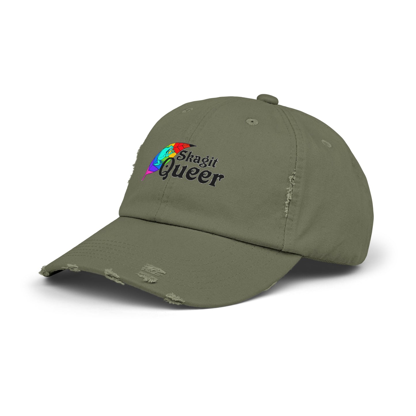 SKAGIT QUEER  Unisex Distressed Cap