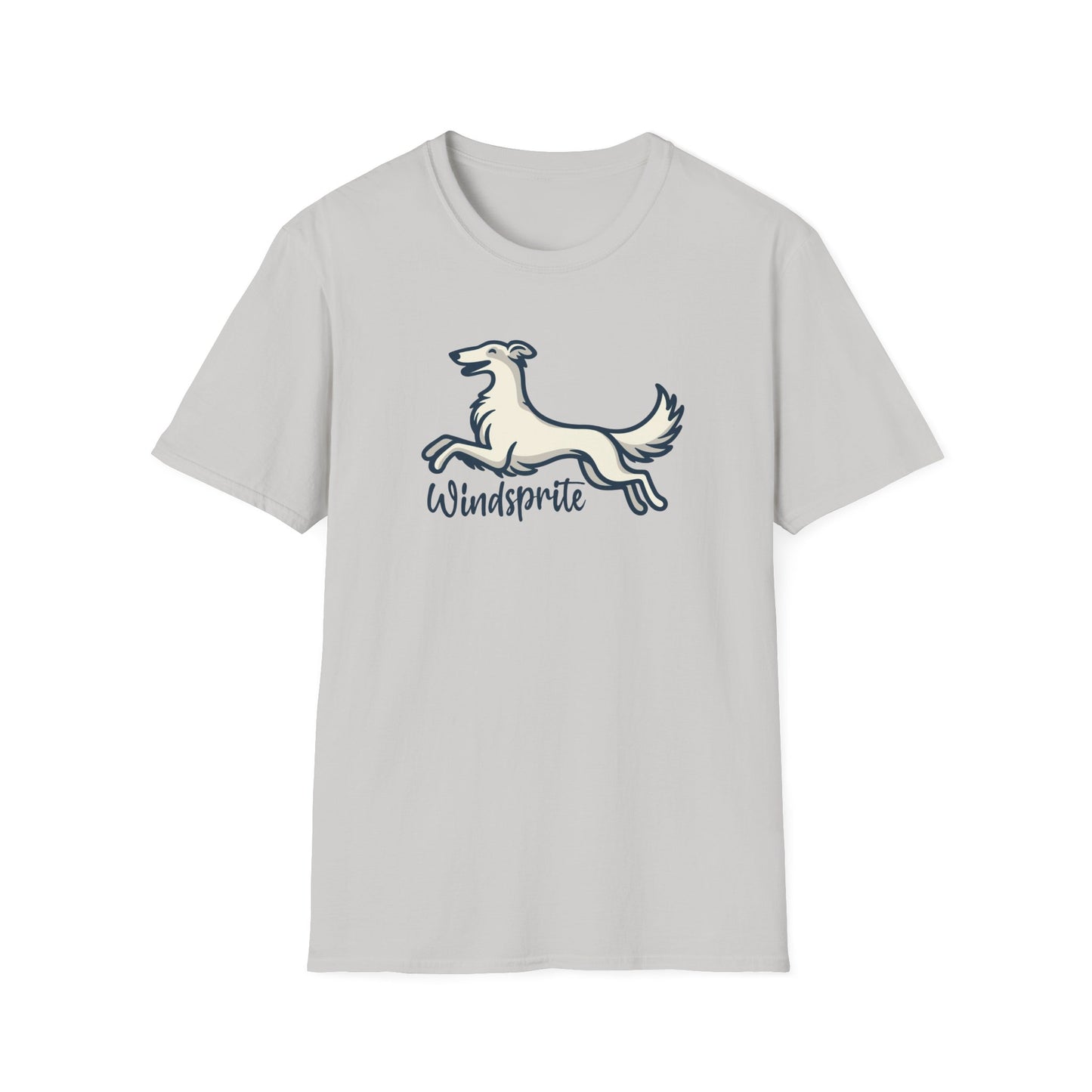 *Joy WINDSPRITE - Silken Windhound Waving Unisex Softstyle T-Shirt