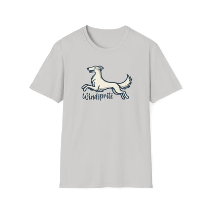 *Joy WINDSPRITE - Silken Windhound Waving Unisex Softstyle T-Shirt