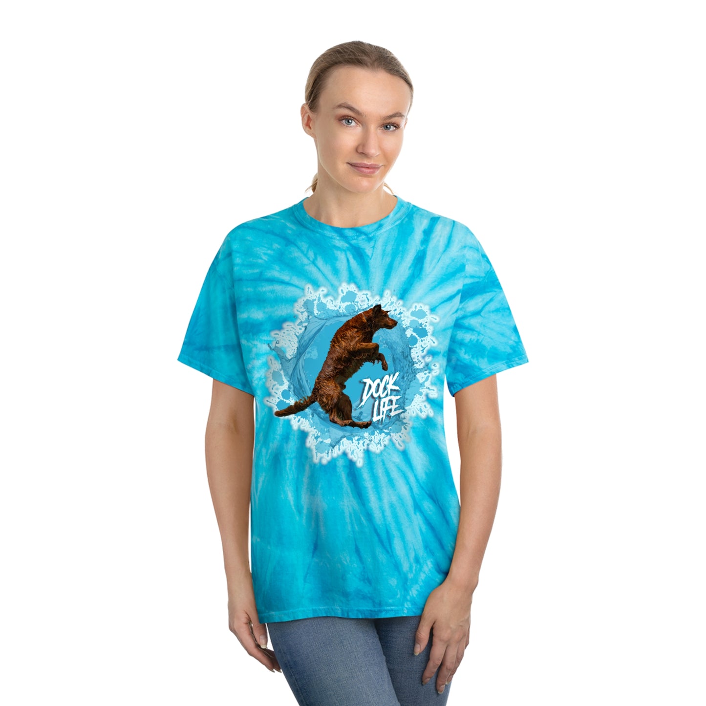 TEAM BOOMER BLUE Tie-Dye Tee, Cyclone