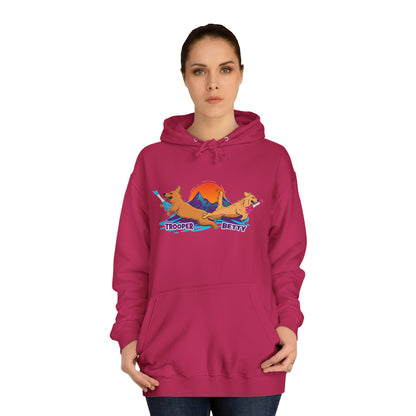 TROOPER & BETTY Unisex College Hoodie