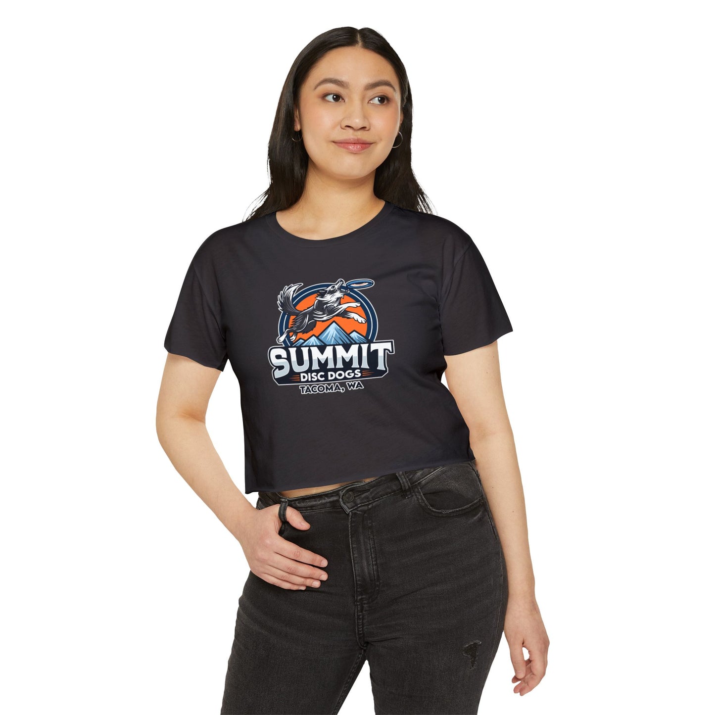 SUMMIT DISC DOGS   Women's Festival Crop Top