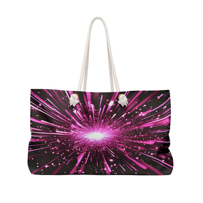 PINK-N-ORANGE PINK SPACE Weekender Bag