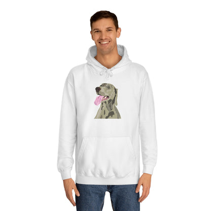 Weimaraner Unisex College Hoodie