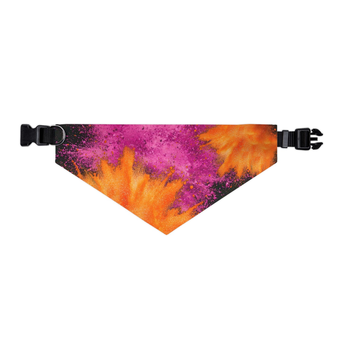 PINK ORANGE POWDER  Pet Bandana Collar