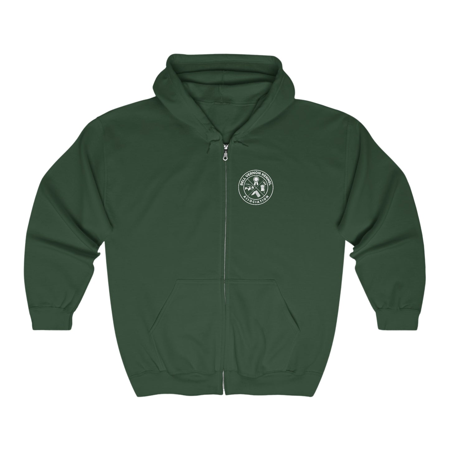 BELL VERNON KENNEL ASSOCIATION Unisex Heavy Blend™ Full Zip Hooded Sweatshirt