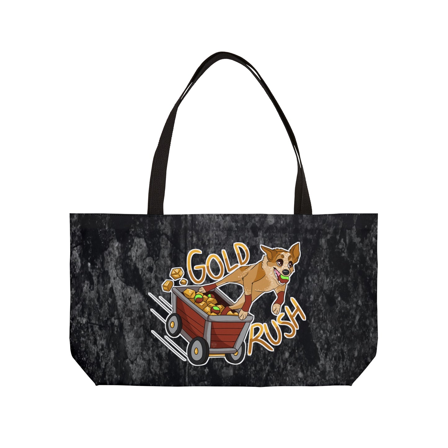 GOLD RUSH FLYBALL Weekender Tote Bag