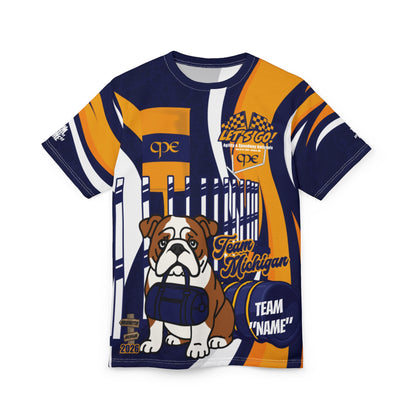 BULLDOG - TEAM MICHIGAN JERSEY - ADD NAME!