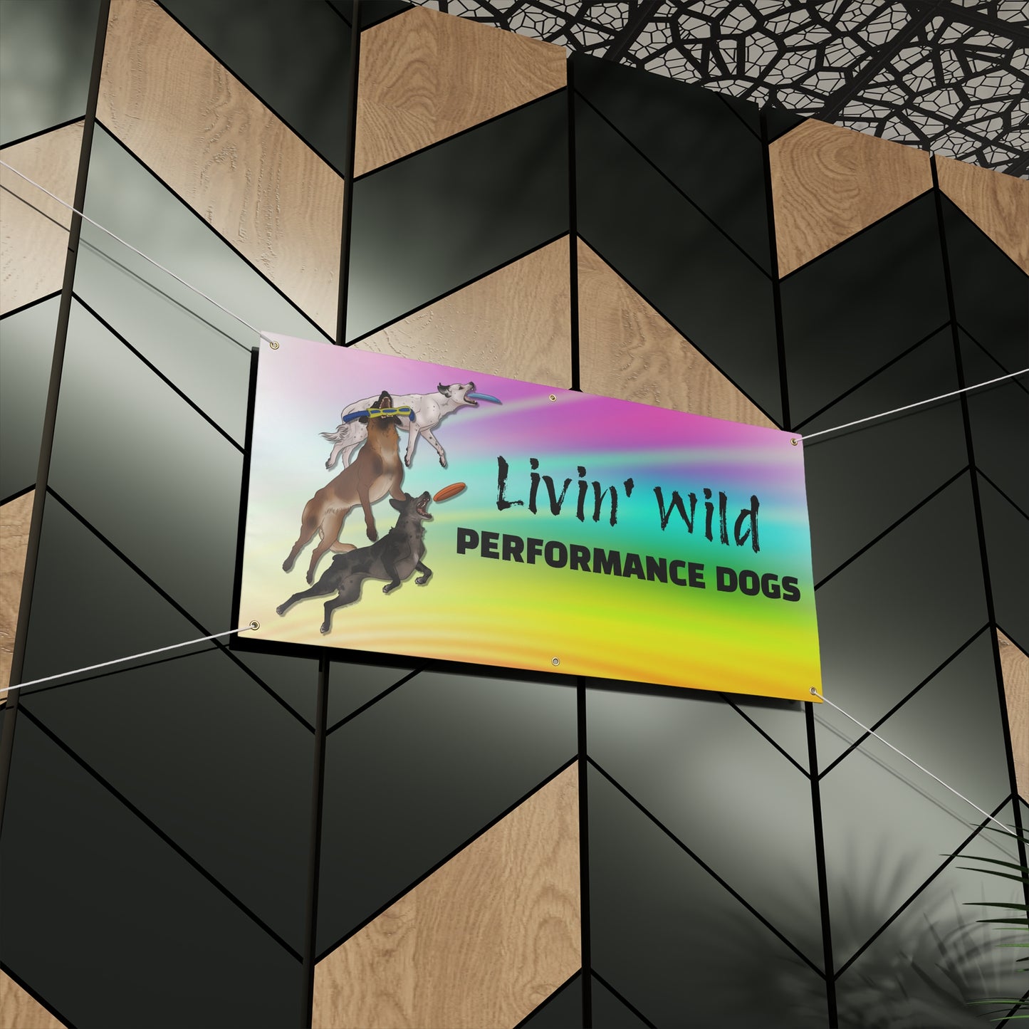 LIVIN' WILD Matte Banner