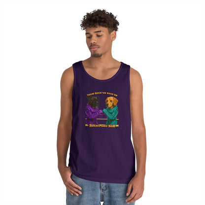 ROCKO SAM Unisex Heavy Cotton Tank Top