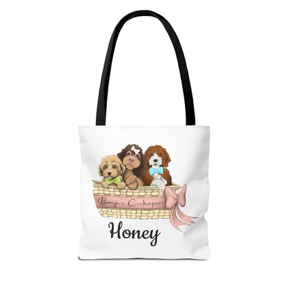 Honey* Benjis Cockapoos Tote Bag