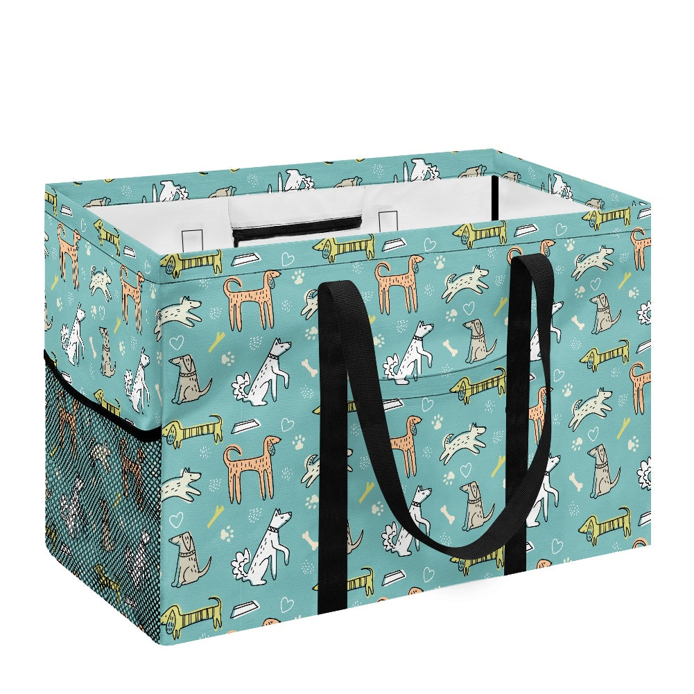 DOG STUFF TOTE - Teal