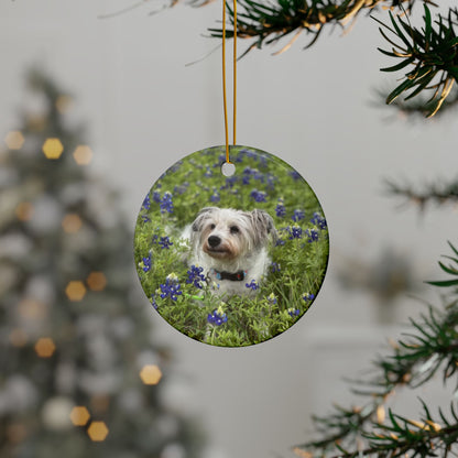 Jeana Burke - Ceramic Ornaments, Double-Sided  CIRCLE