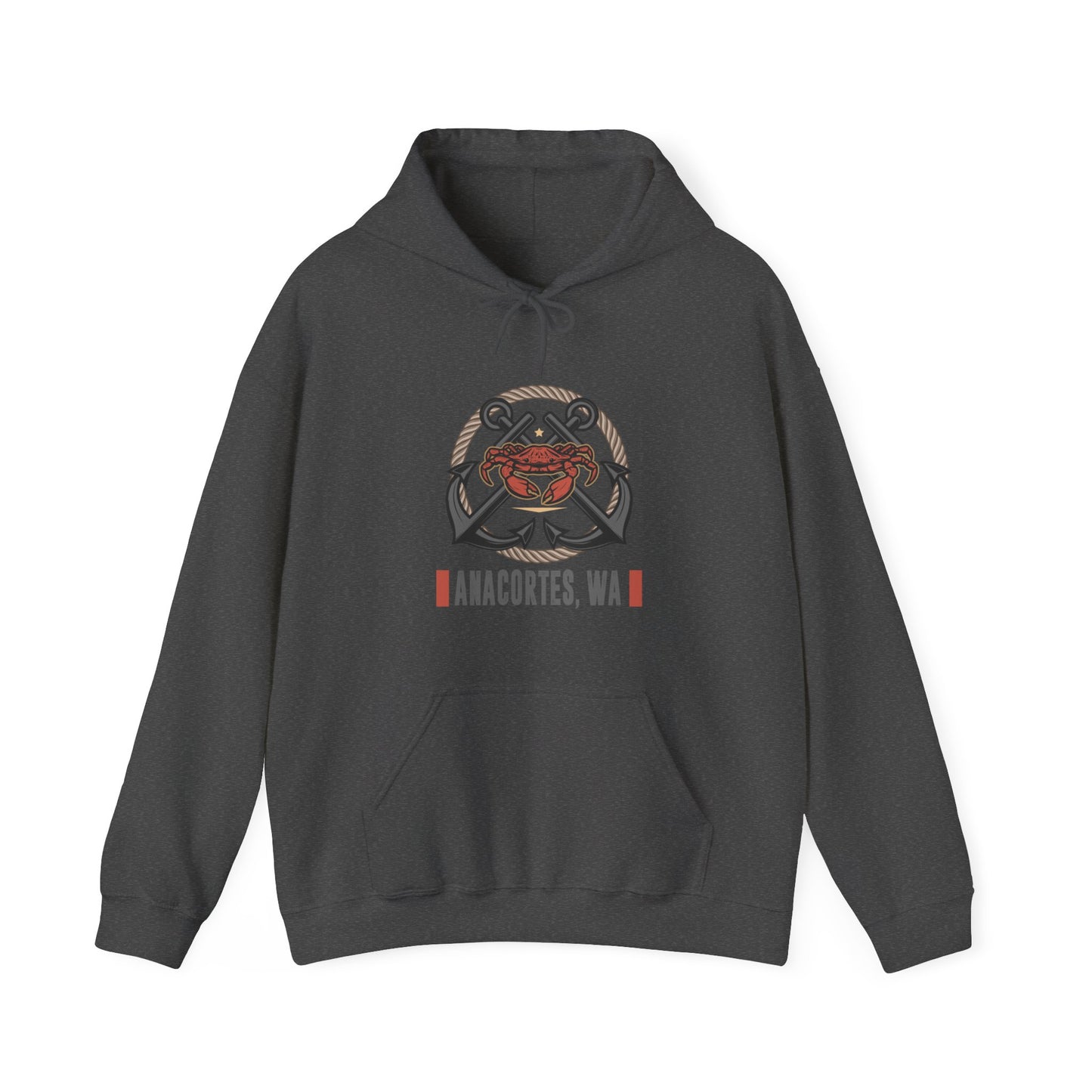 ANACORTES CRAB/ANCHOR Unisex Heavy Blend™ Hooded Sweatshirt