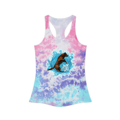 TEAM BOOMER Tie Dye Racerback Tank Top