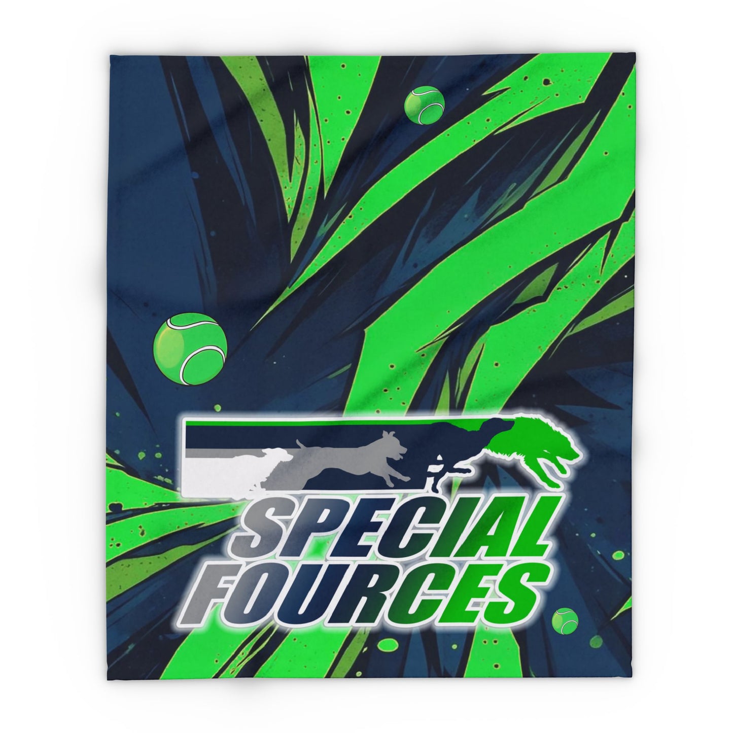 SPECIAL FORCES FLYBALL  Arctic Fleece Blanket