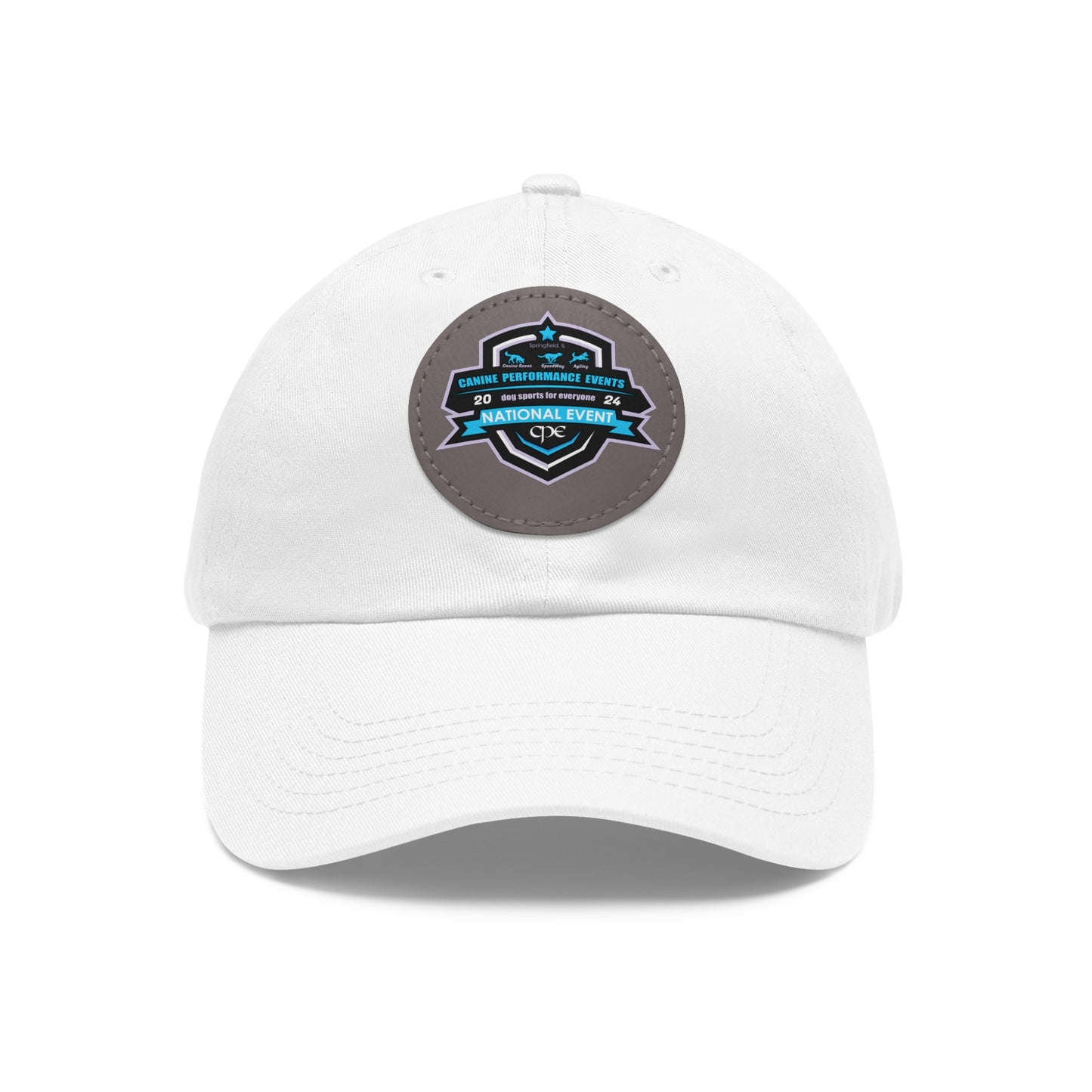 CPE NATIONALS Dad Hat with Leather Patch