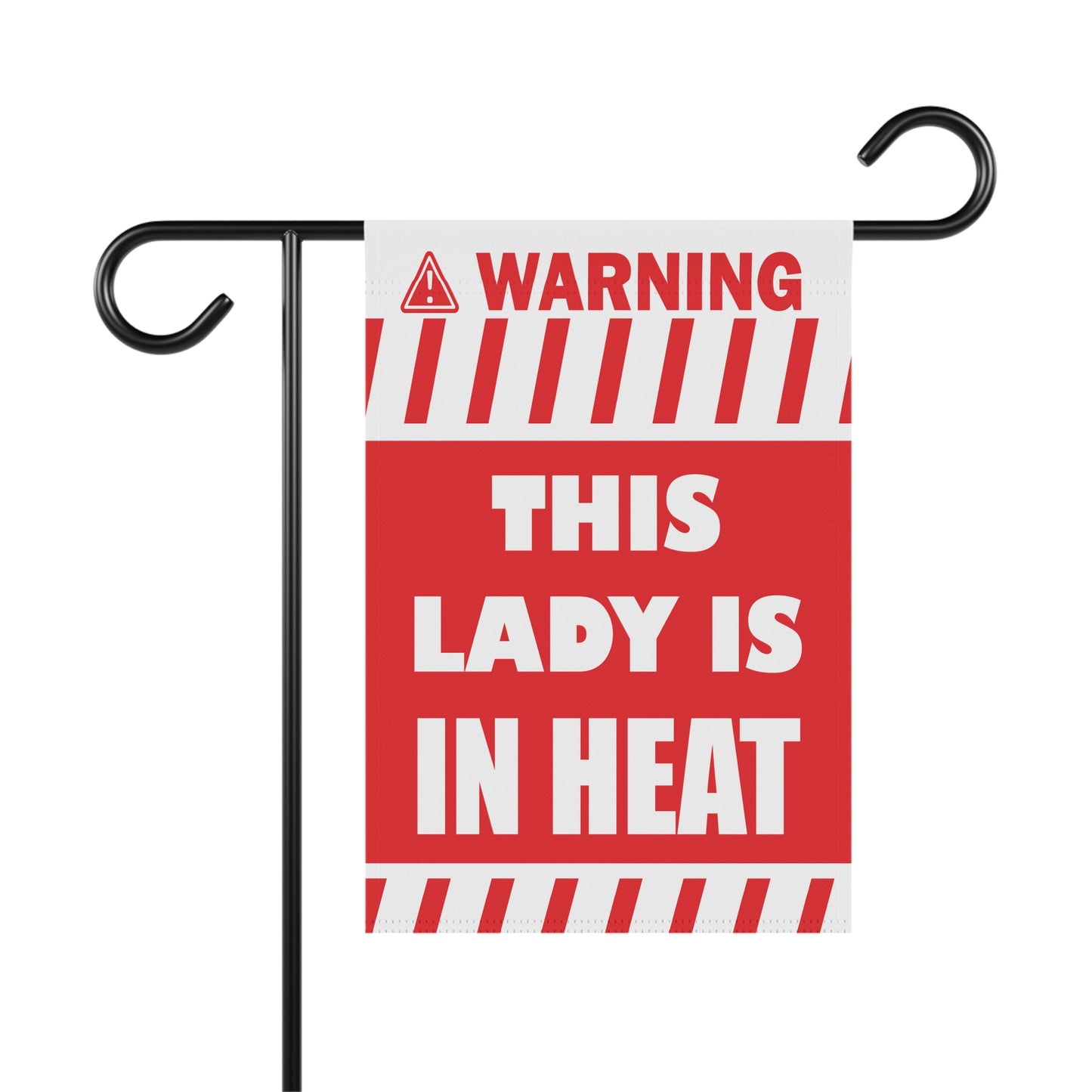 WARNING IN HEAT - Red - Flag