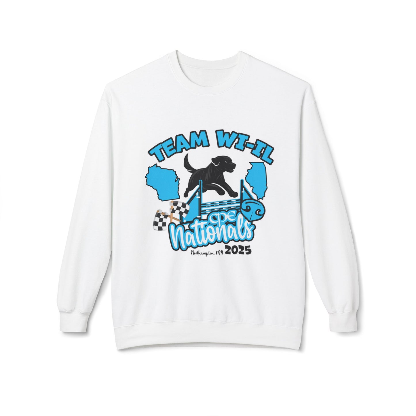 team wi_il  CPE Unisex Midweight Softstyle Fleece Crewneck Sweatshirt