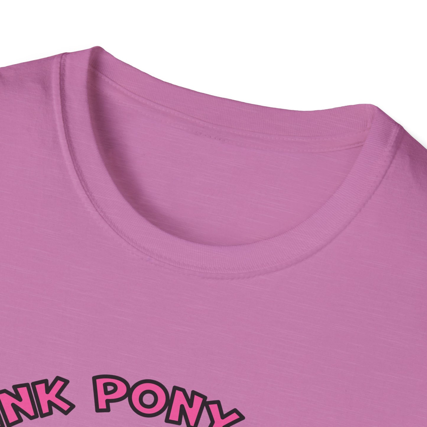 pink pony Unisex Softstyle T-Shirt