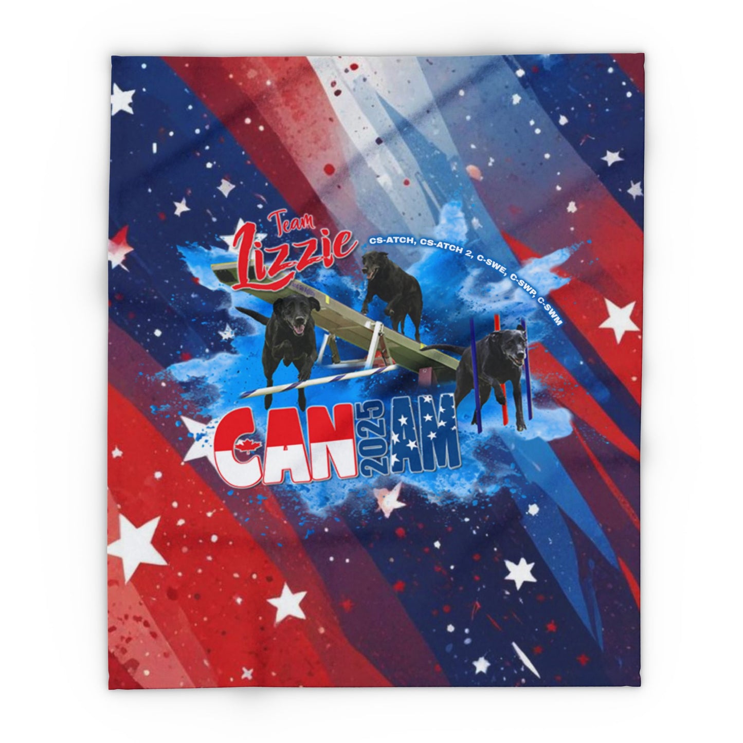 LIZZIE CAN AM Fleece Blanket