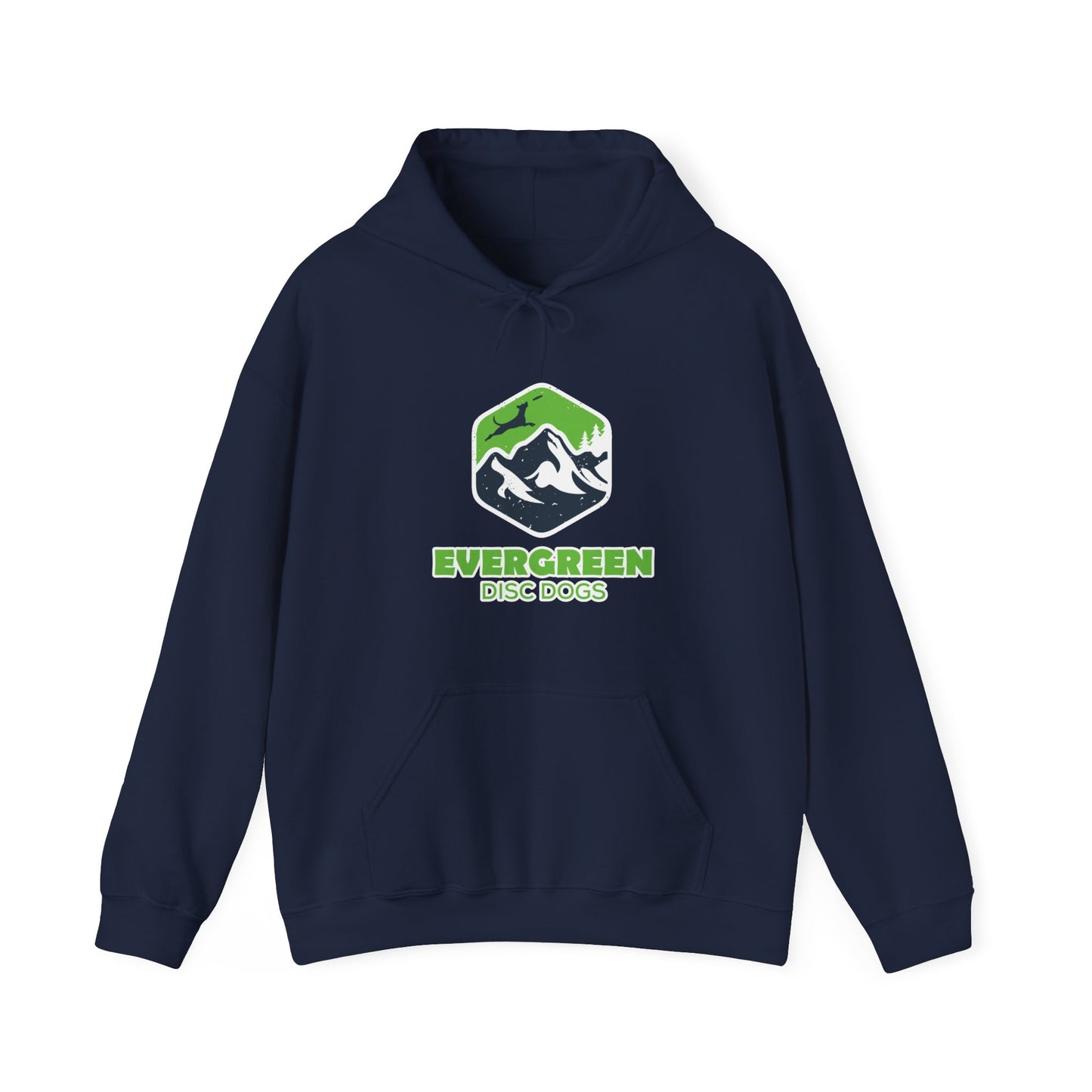 EVERGREEN DISC DOGS Unisex Heavy Blend™ Hooded Sweatshirt