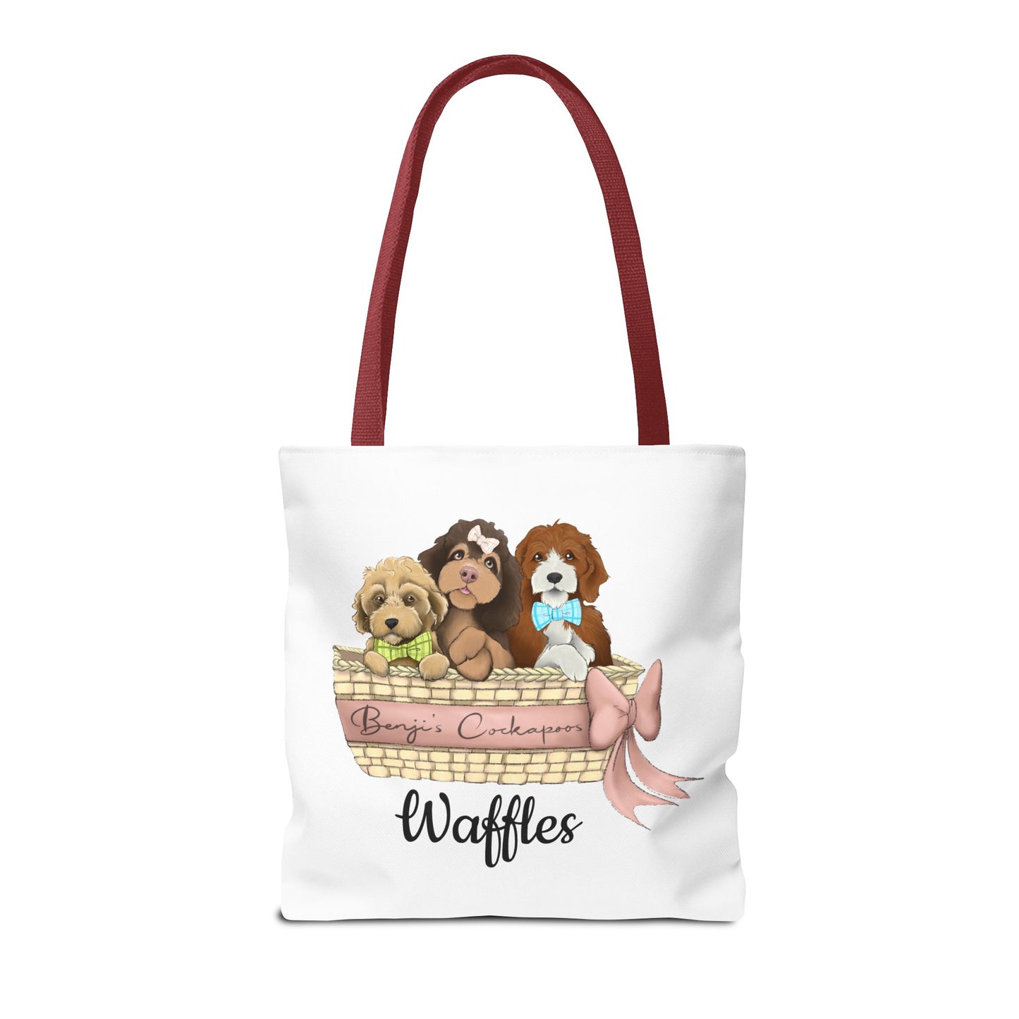 Waffles  Benjis Cockapoos Tote Bag