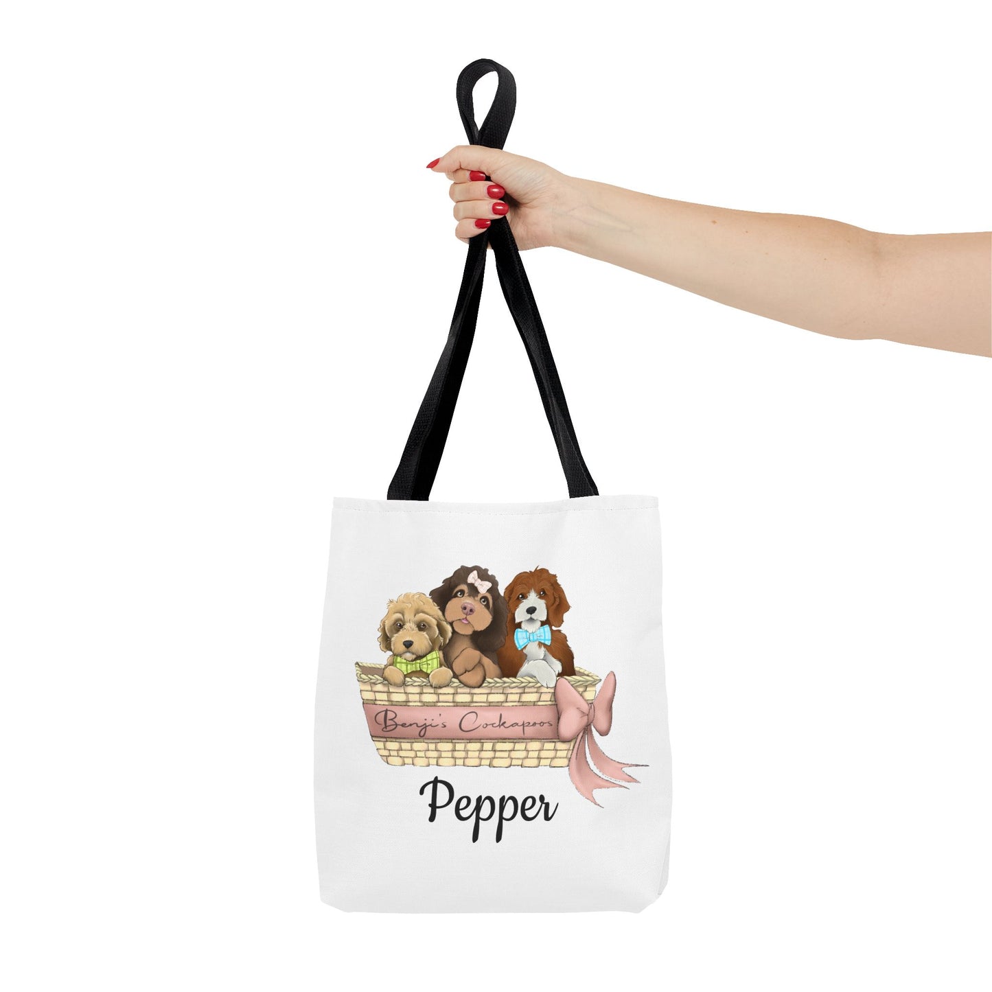 Pepper  Benjis Cockapoos Tote Bag