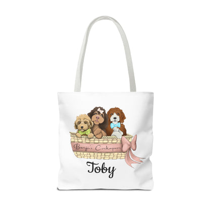 Toby * Benjis Cockapoos Tote Bag