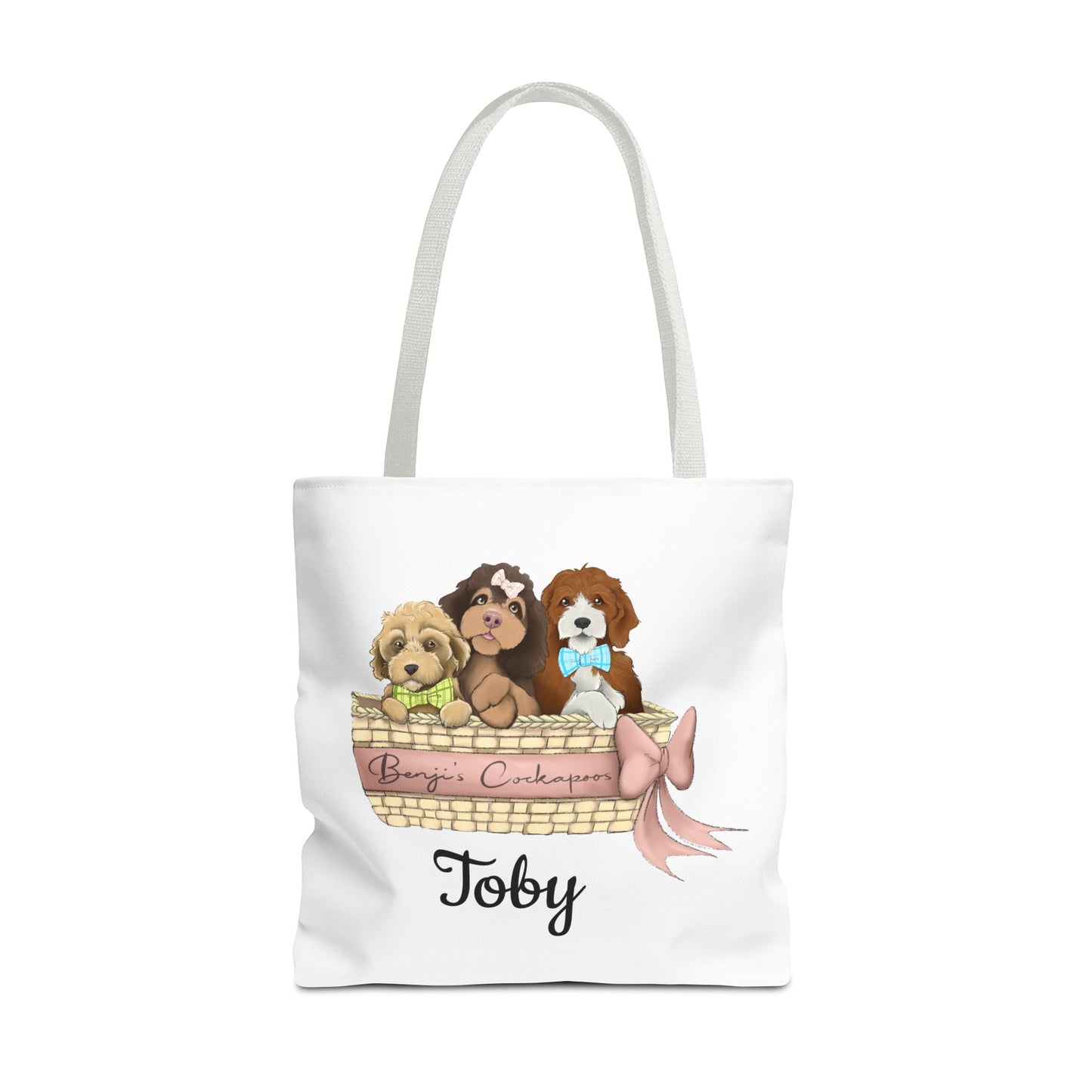 Toby * Benjis Cockapoos Tote Bag