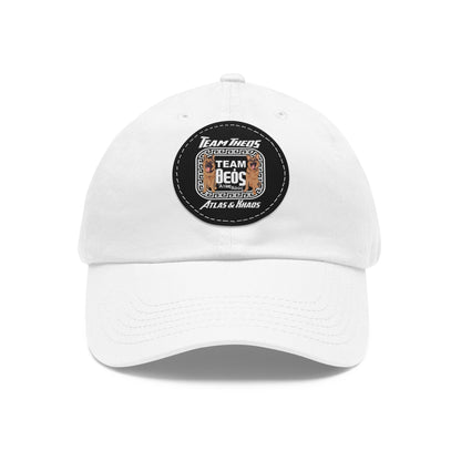 TEAM THEOS - Dad Hat with Leather Patch (Round)