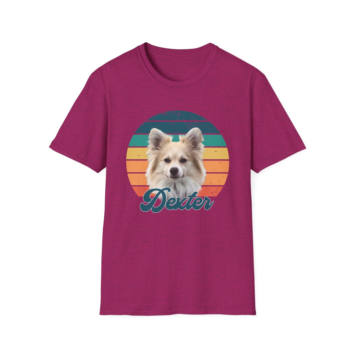 RETRO SUNSET DEXTER Unisex Softstyle T-Shirt