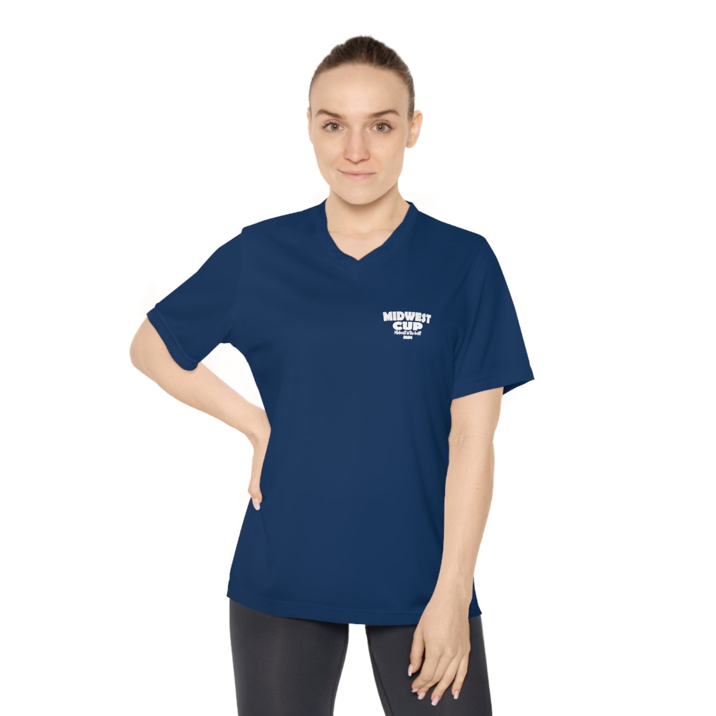 UKI MIDWEST CUP Women's Performance V-Neck T-Shirt