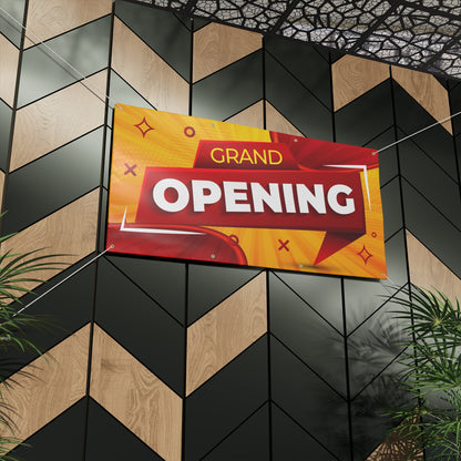 GRAND OPENING 2 Matte Banner