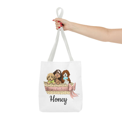 Honey* Benjis Cockapoos Tote Bag