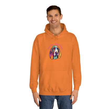 LOVED BY  BASSET 3 Unisex College Hoodie