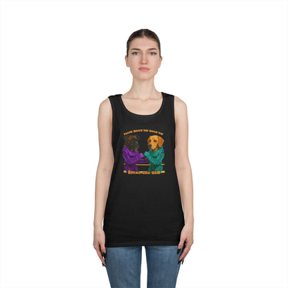 ROCKO SAM Unisex Heavy Cotton Tank Top