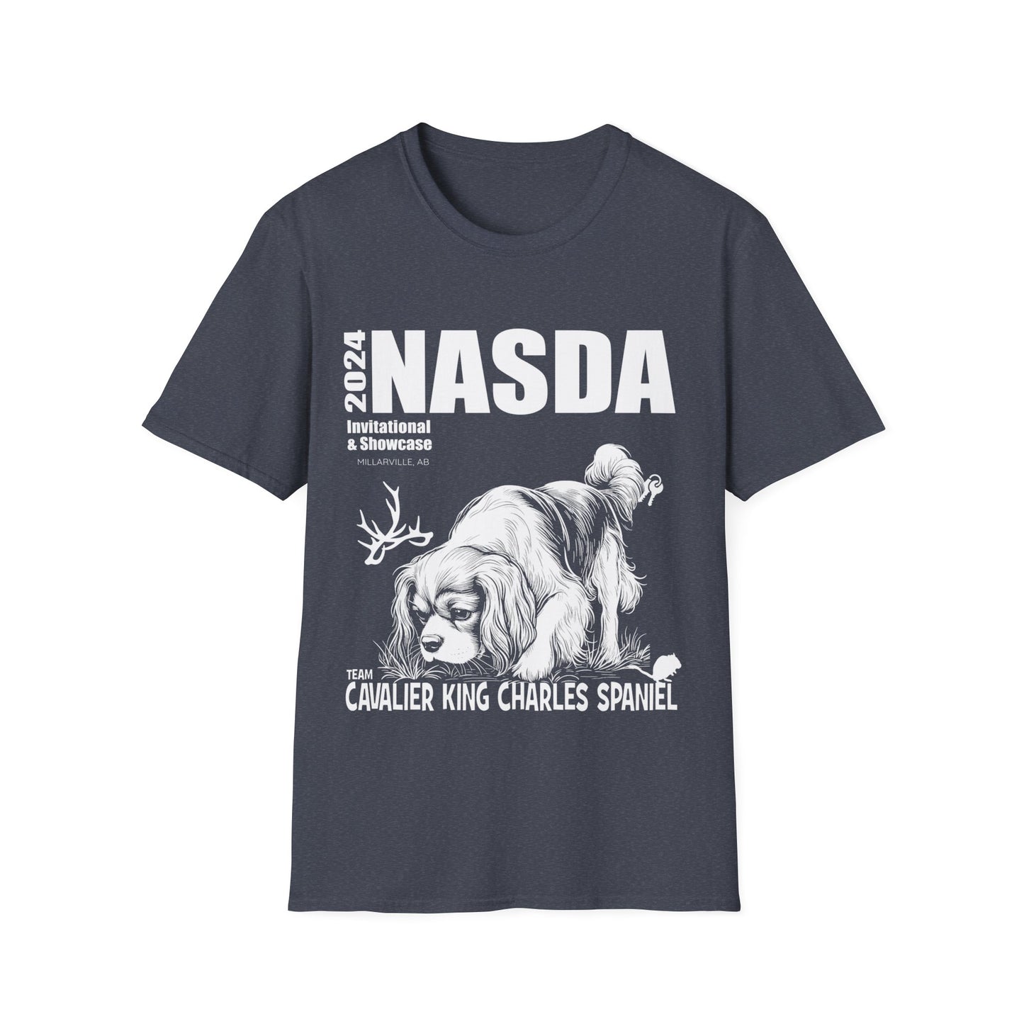 TEAM Cavalier King Charles Spaniel  - NASDA  Unisex Softstyle T-Shirt