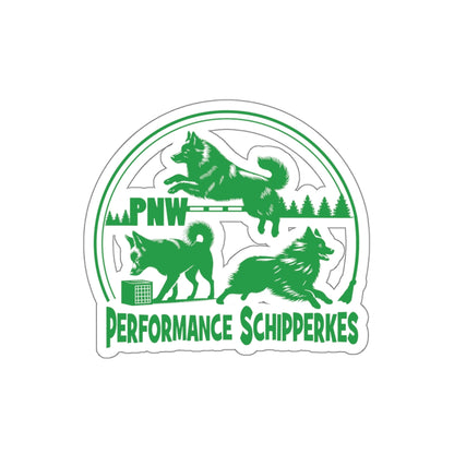 PNW Schipperkes  Die-Cut Stickers