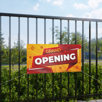 GRAND OPENING 2 Matte Banner