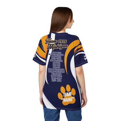 TEAM MICHIGAN JERSEY - ADD NAME!