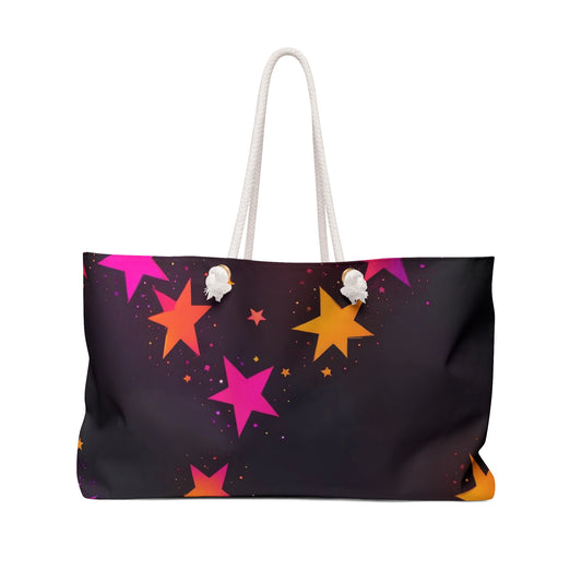 PINK-N-ORANGE STARZ Weekender Bag